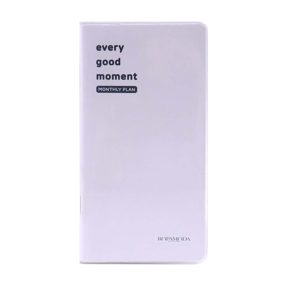 สมุดโน๊ต Ropamoda mini PVC Monthy planner สีน้ำเงิน
